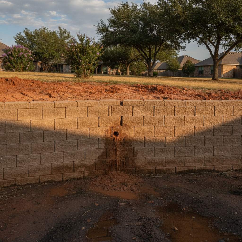 When Retaining Walls Collapse: Why North Texas Can't Skip Engineering