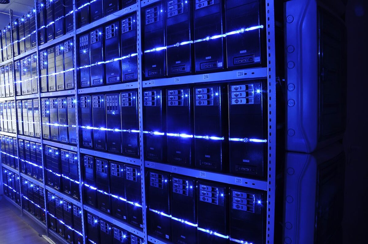 Data center server room